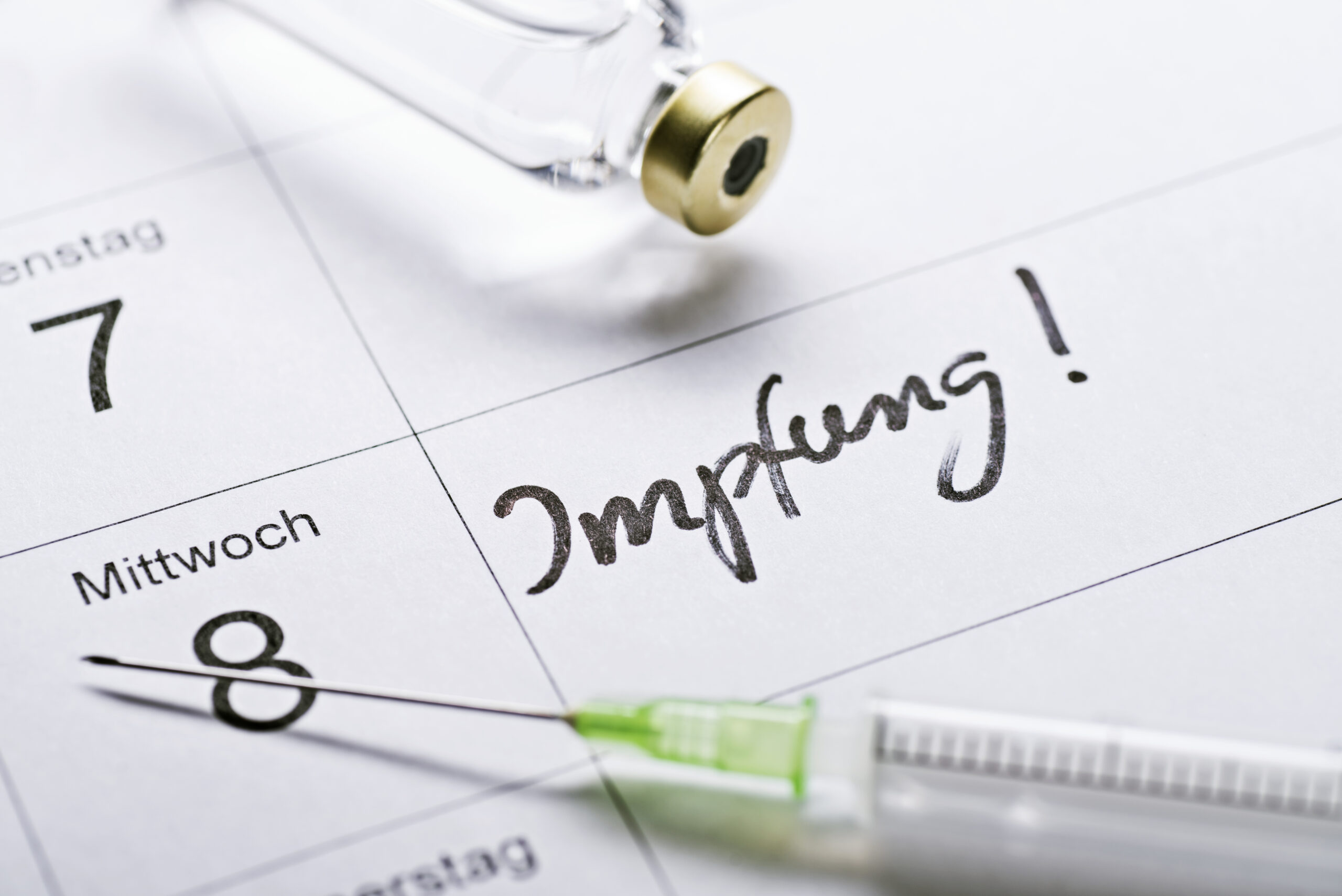 Termin für Impfung im Kalender